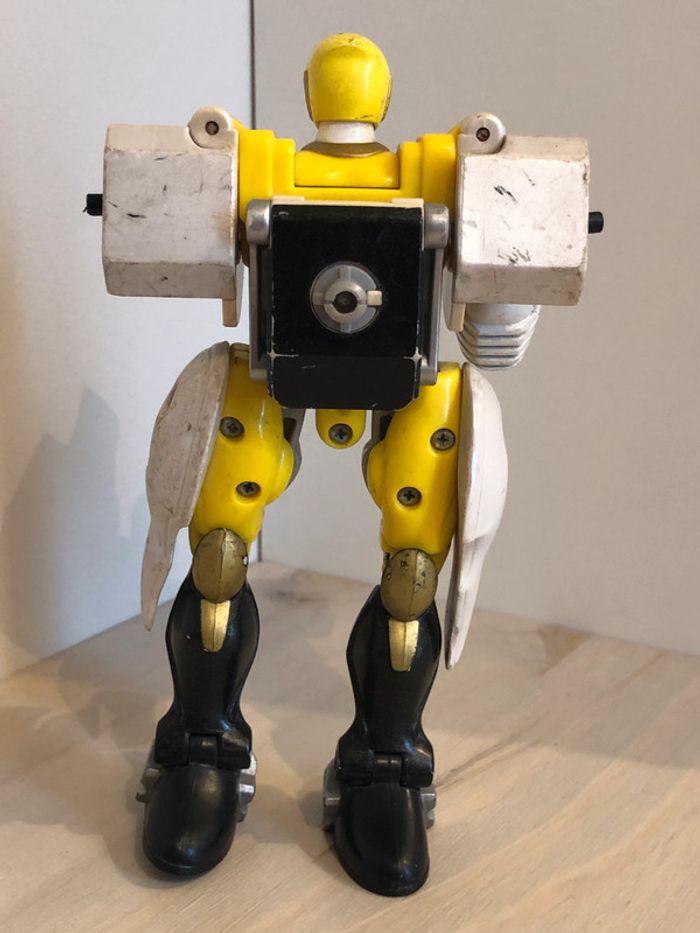 Figurine Power Rangers might morphin Jaune Ninja Force animal lion - photo numéro 6