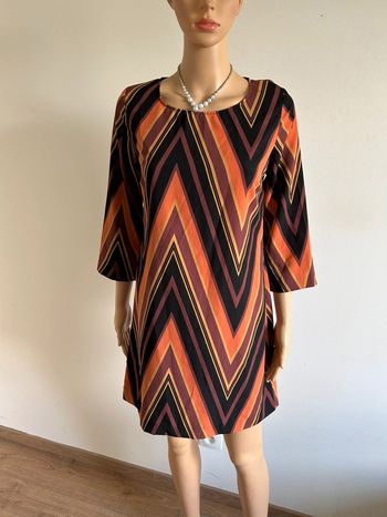 Robe imprimée avec manches 3/4 Sora by JBC taille 36 jamais portée