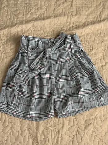 Short imprimé carreaux
