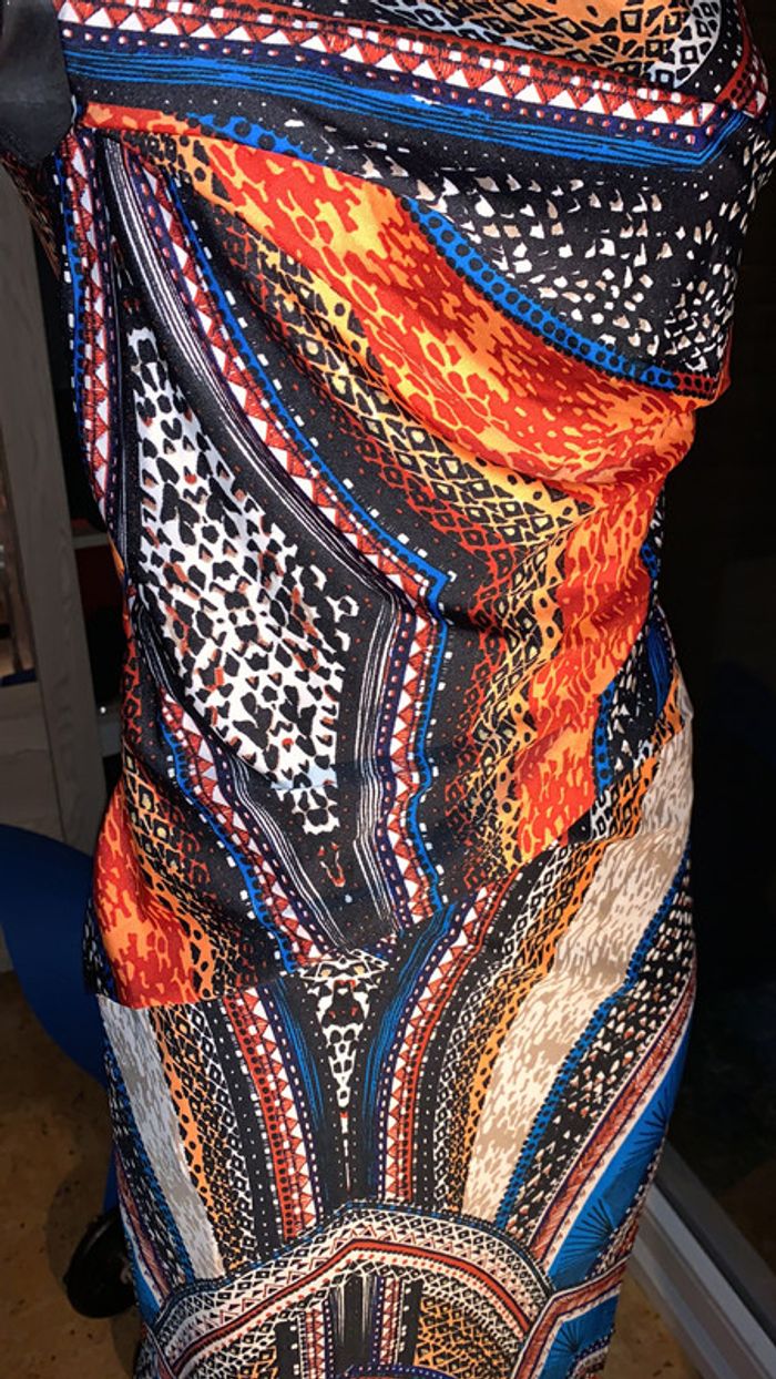 Jolie robe jus d’orange neuve avec étiquette taille S - photo numéro 4