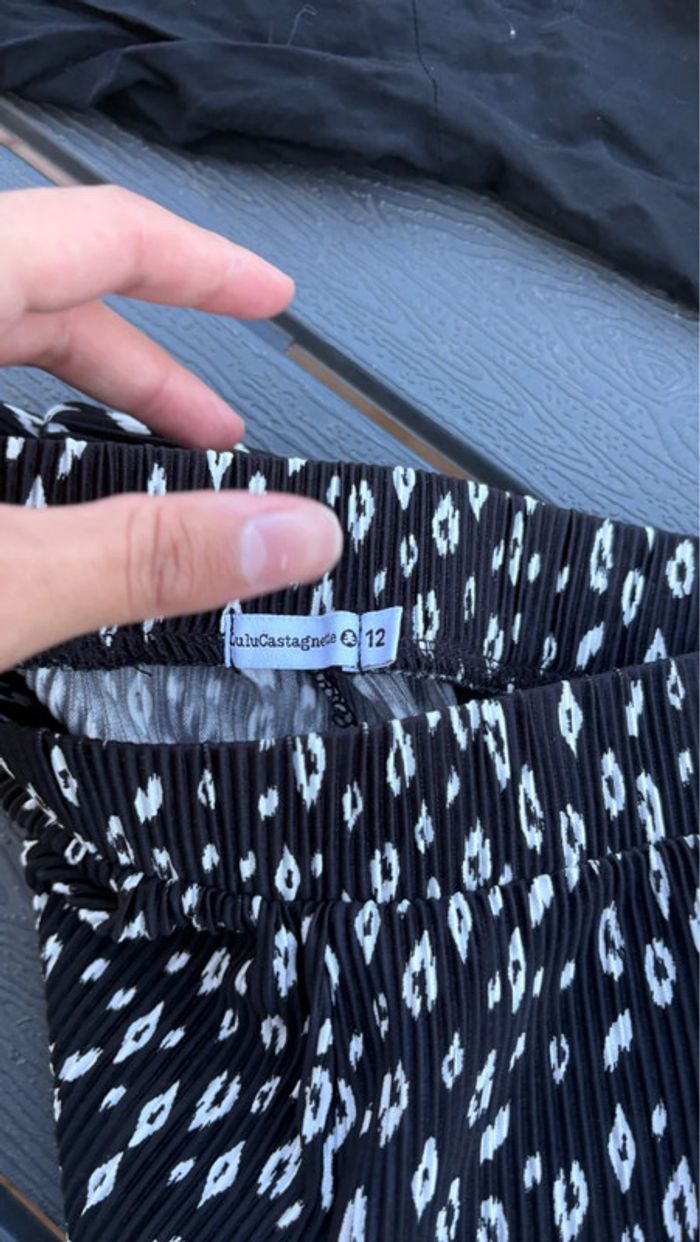 Lot de vêtements pour fille taille 12 ans : pantalon large noir et combinaison noir - photo numéro 2