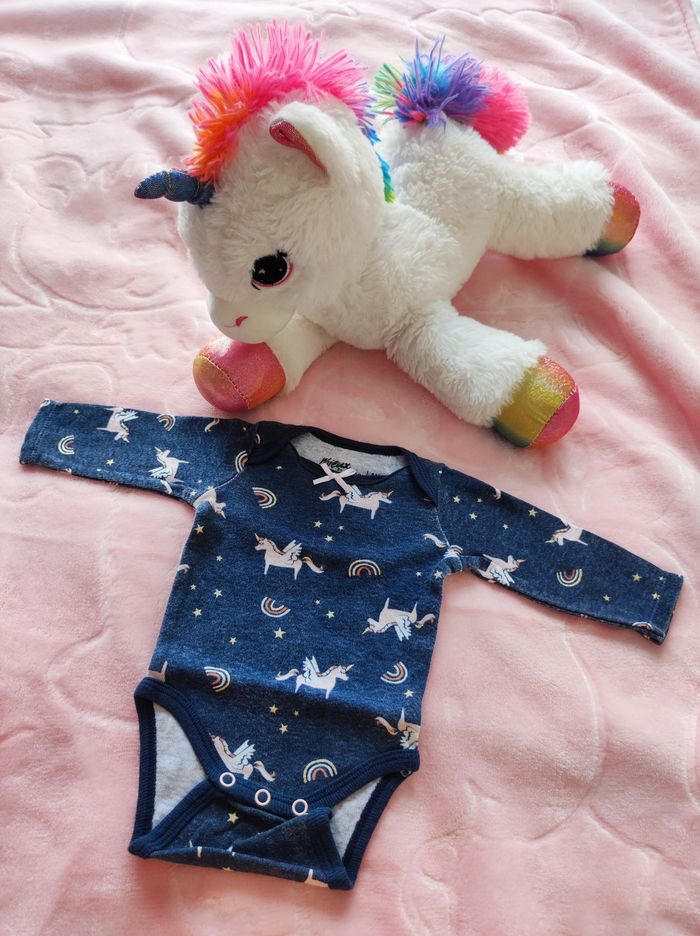 Bodies manches longues 1 mois fille - photo numéro 2