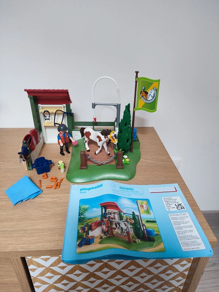 Playmobil box de lavage pour chevaux 6929 - photo numéro 2