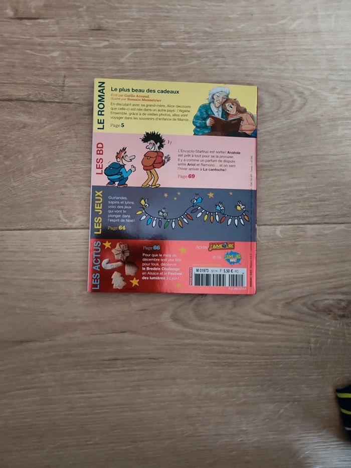 Livre J'aime Lire "Le plus beau des cadeaux" n°551 décembre 2022 édition Bayard - photo numéro 2