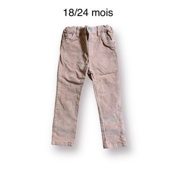 Mango Pantalon rose pâle Taille 18/24 mois