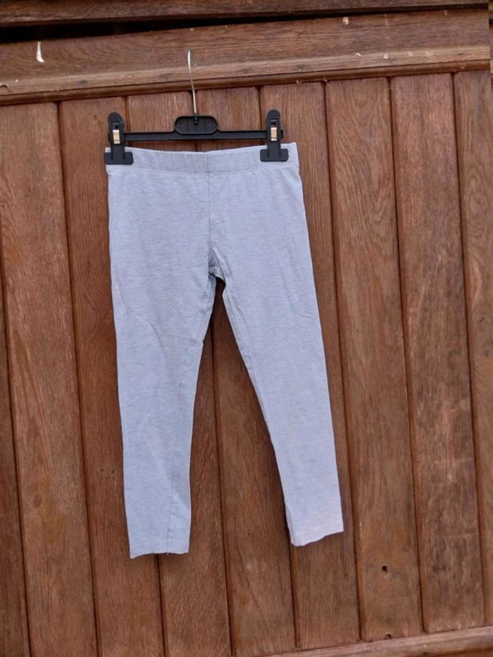 Legging gris 6 ans fille