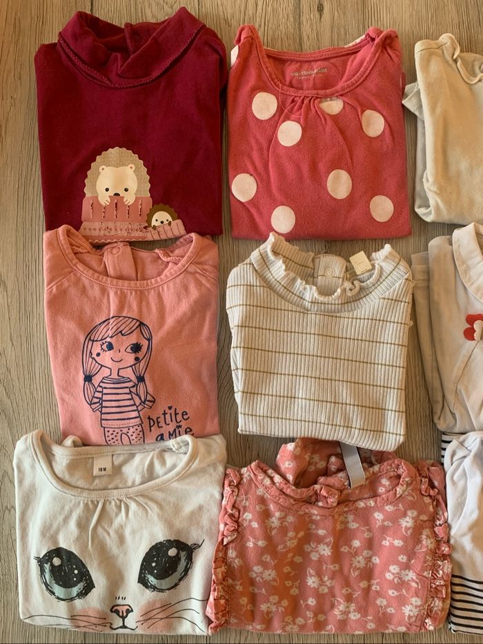 Lot tee-shirts manches longues - photo numéro 2
