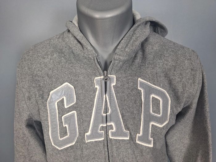 sweat a capuche / Hoodie - taille enfant 10/12 ans - gris / brodé 253 - photo numéro 2