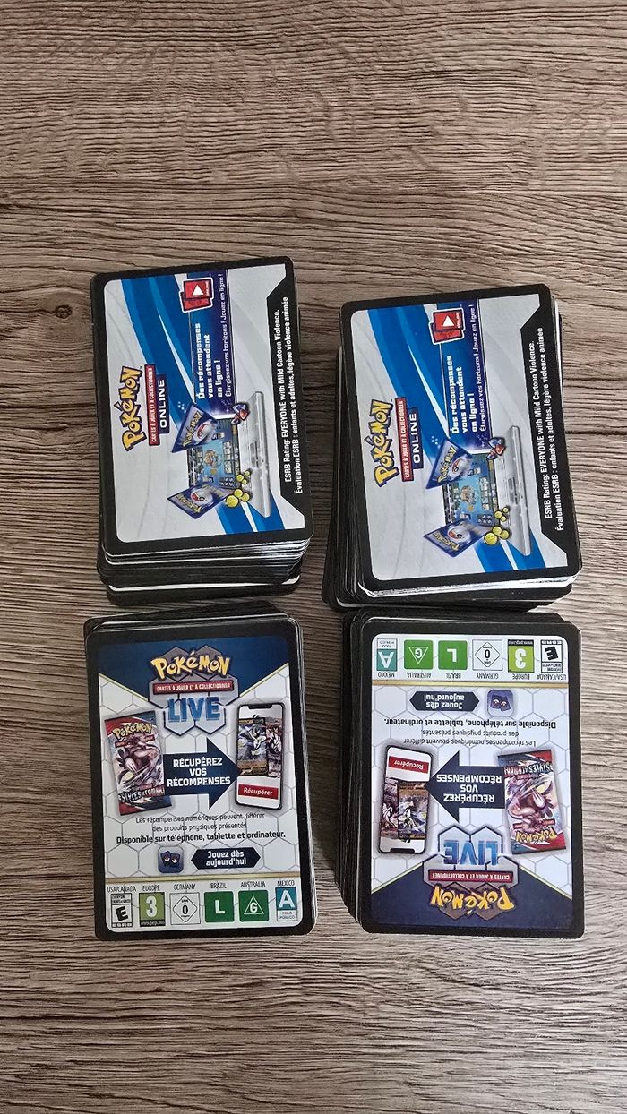 Lot 400 codes pokemon