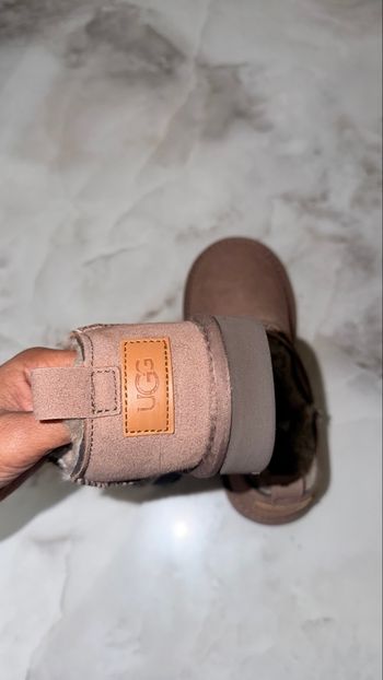 Mini-micro ugg marron
