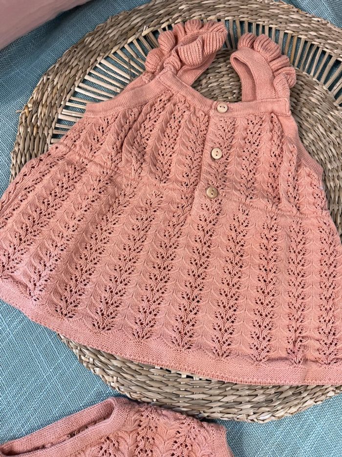 Ensemble en maille taille 9 mois - photo numéro 6