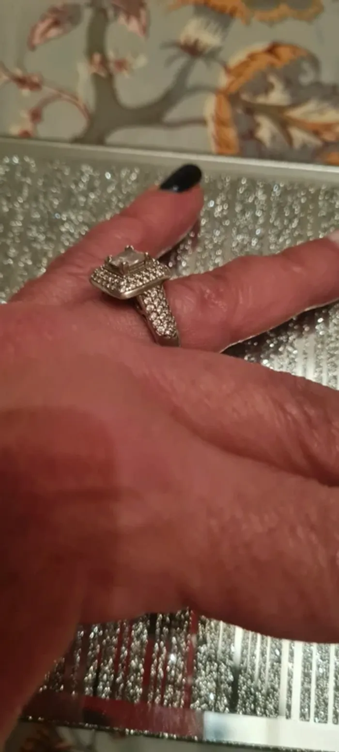 Bague solitaire en argent - photo numéro 3