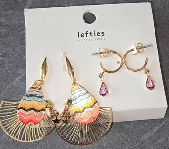 Lot de boucles d'oreilles ×3