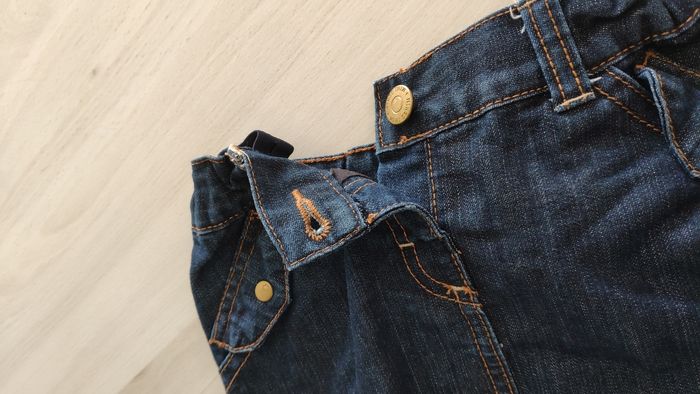 Jupe en jean bleu foncé Gémo 3 ans - photo numéro 3