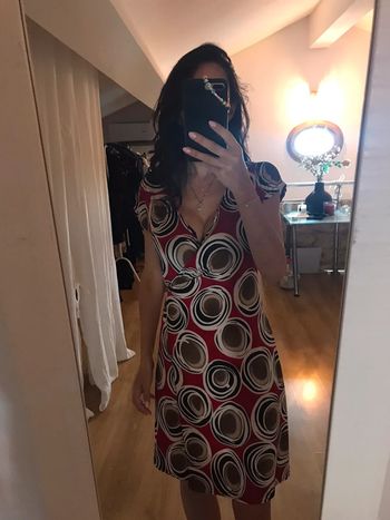 Superbe robe col V