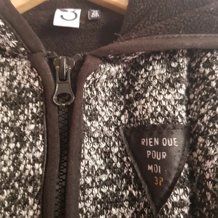 Gilet tissé et polaire - photo numéro 4