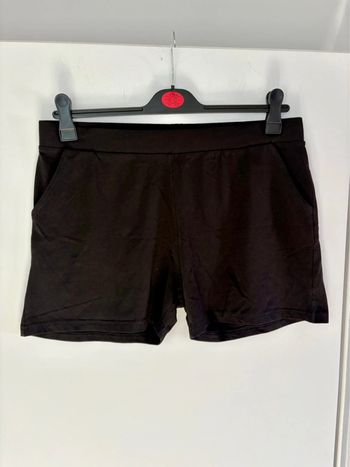 Short cycliste noir élastique grande taille 46/48