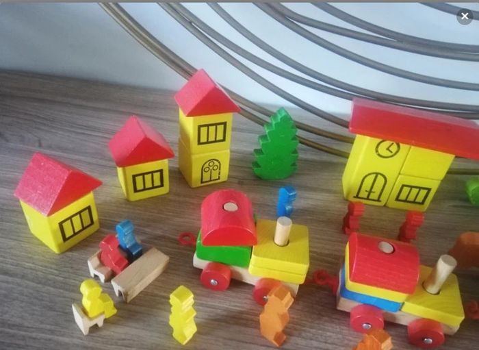 Lot jouets en bois Vintage - photo numéro 2