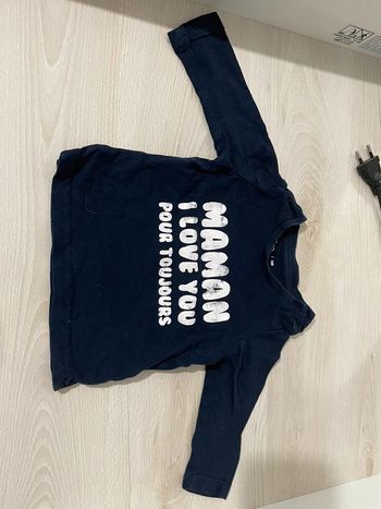 T-shirt manche longue 3 mois