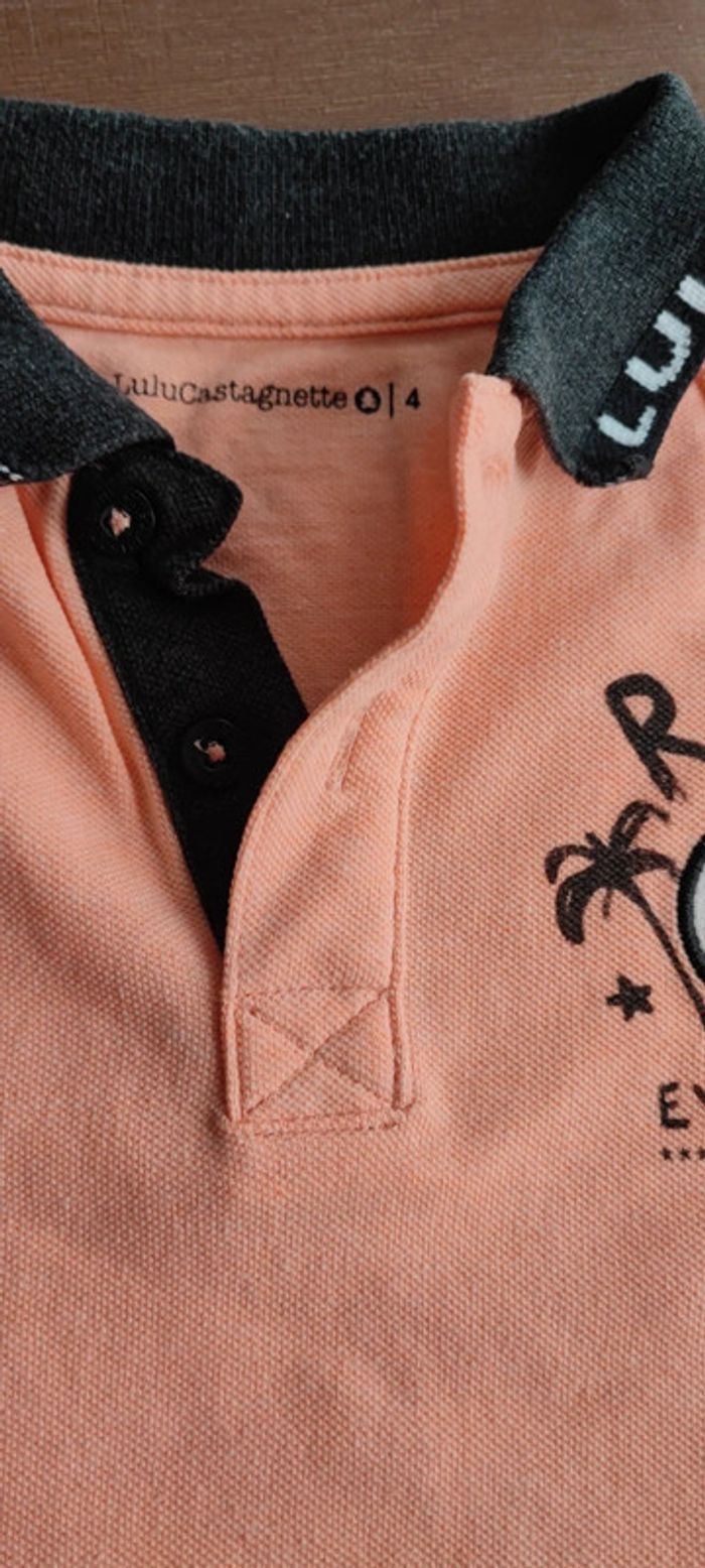 Tee-shirt orange 4 ans - photo numéro 3