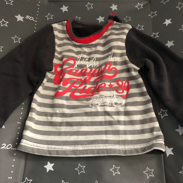 Pull sweat 18 mois moto