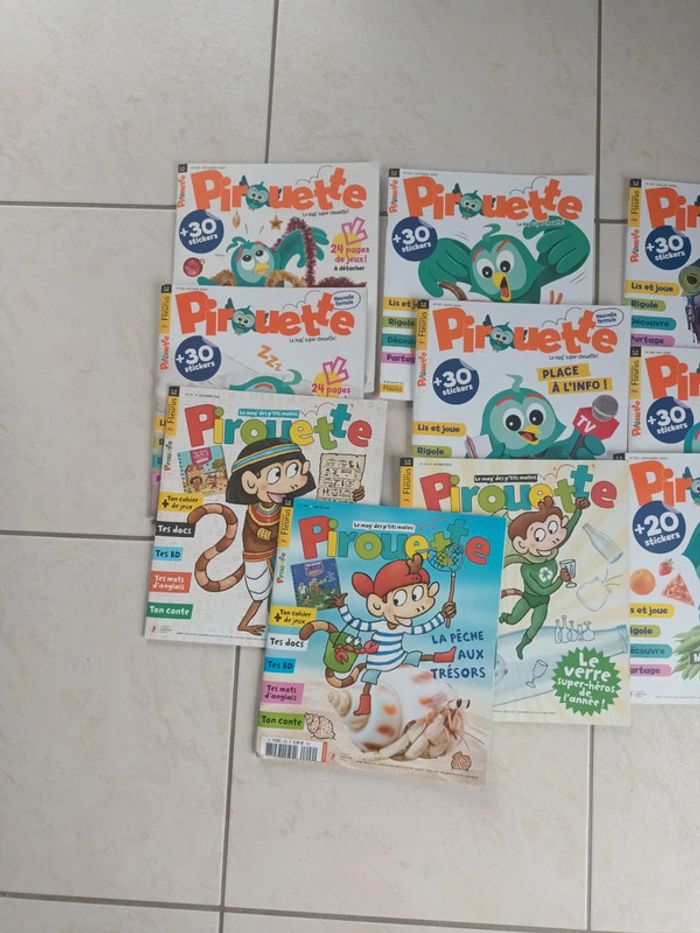 Lot de 10 magazines Pirouette pour enfants de 5 à 8 ans - photo numéro 2