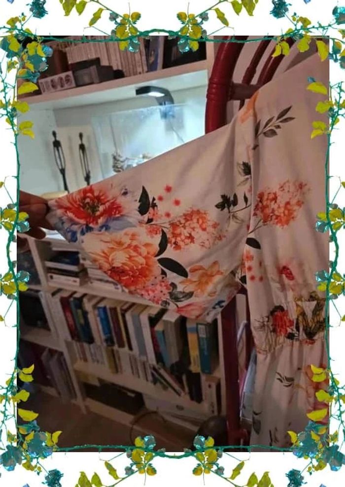 Robe longue fleurie sans défaut taille 42 - photo numéro 4