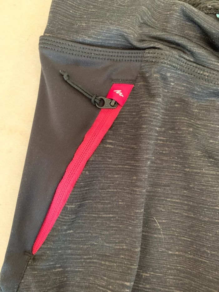 Corsaire/legging de sport 12 ans noir - photo numéro 3