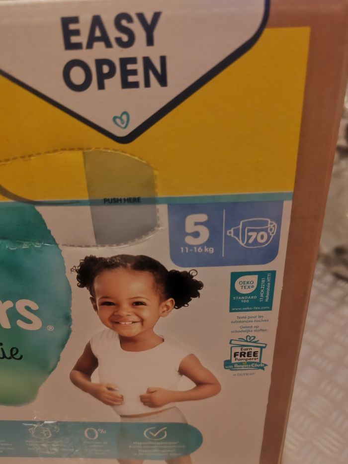 Couches Pampers Harmonie T5 - photo numéro 2