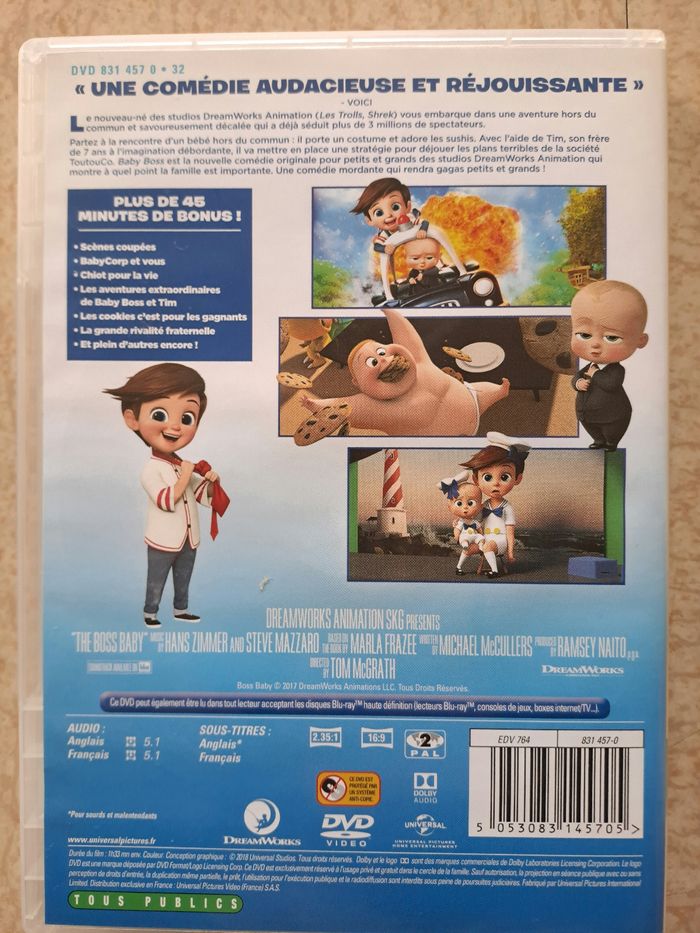 DVD BABY BOSS / " DreamWorks " - photo numéro 2