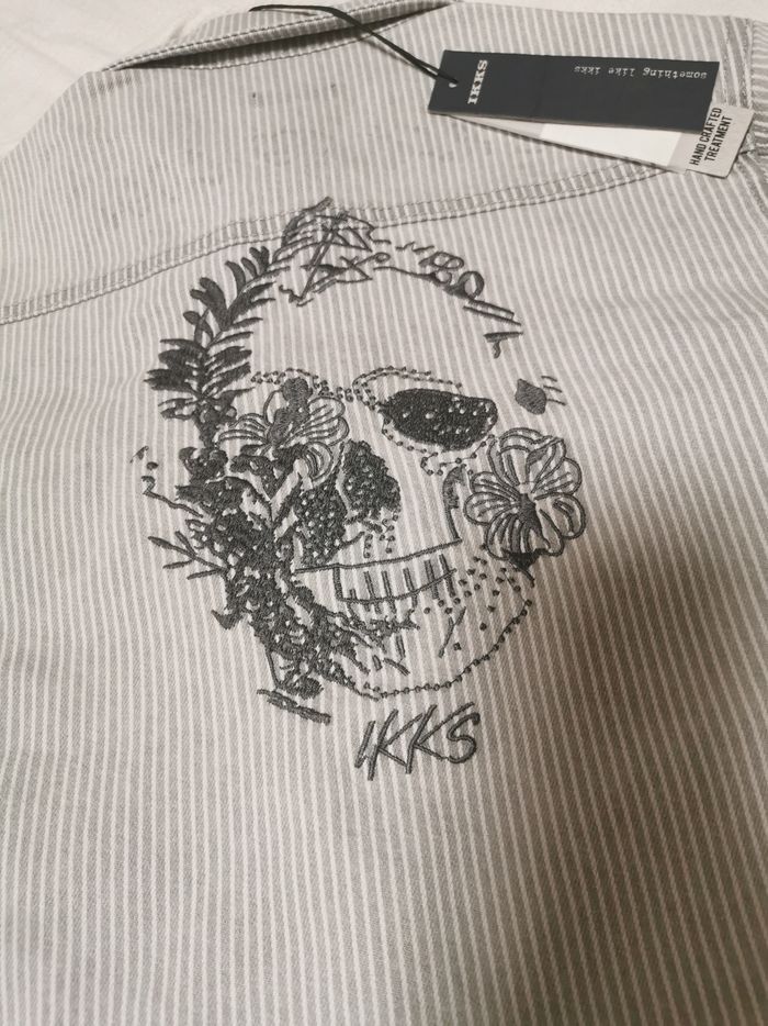 Veste en jean ikks neuve - photo numéro 7