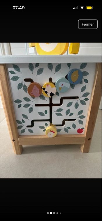 Cube d’activité vertbaudet