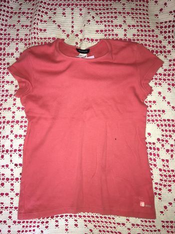 tee shirt fille rose fushia 8/10 ans