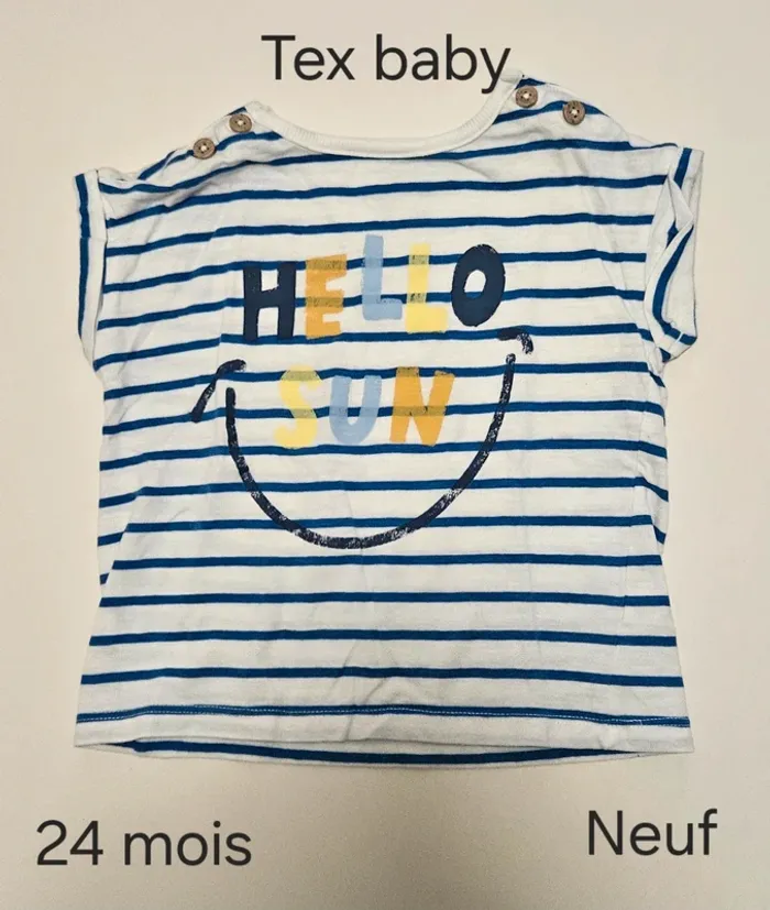 Lot de 6 t-shirts - parfait état - 24 mois - photo numéro 6