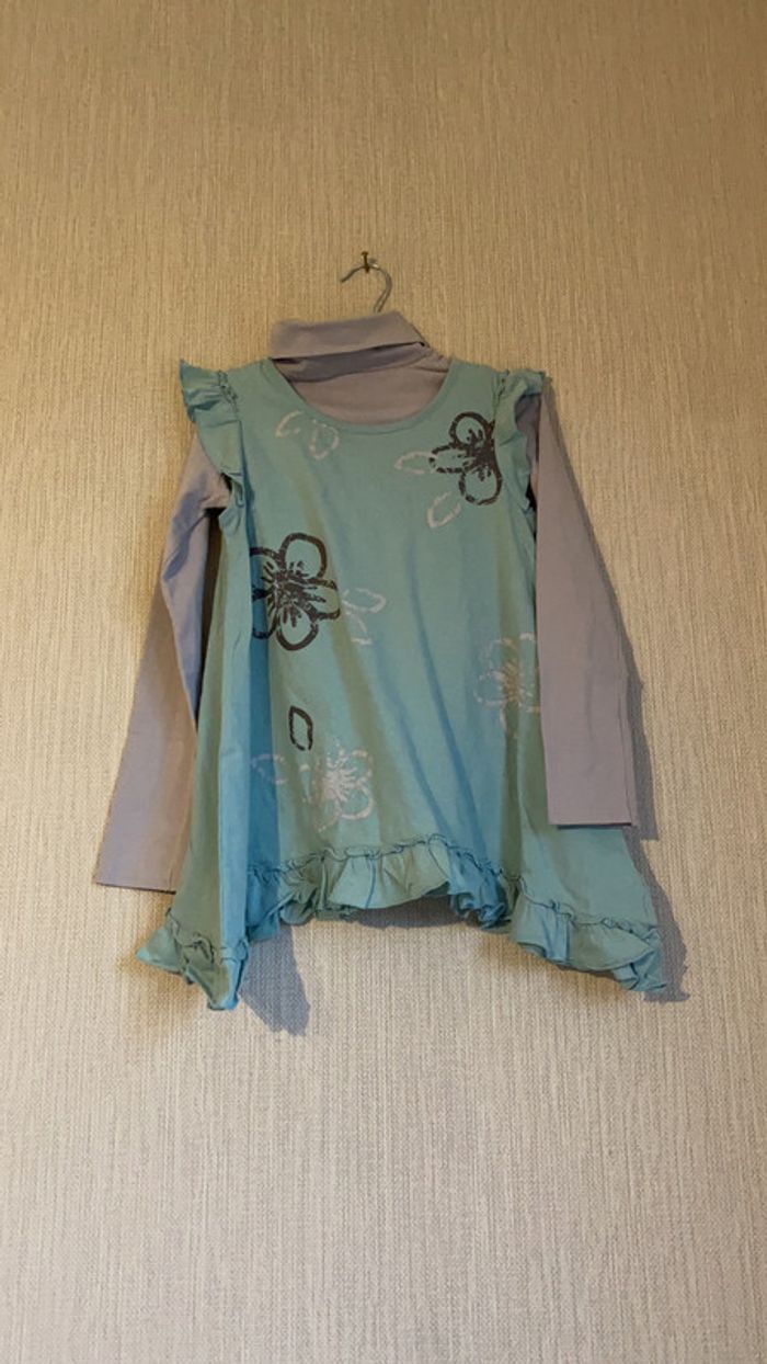 Tunique avec sous-pull Taille 10 ans - photo numéro 2