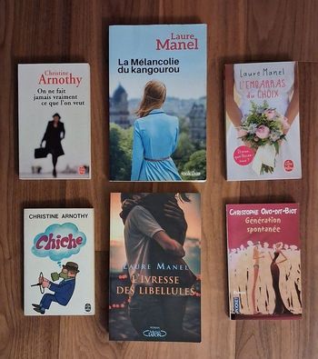 Lot 4 romans dont 1 Laure Manel
