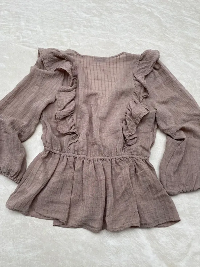 Blouse à volant - photo numéro 6