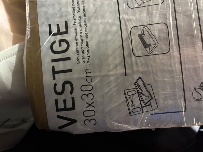 🖤 Mosaïque Vestige - Grès Cérame Effet Pierre Noir (30 x 30 cm) - photo numéro 6