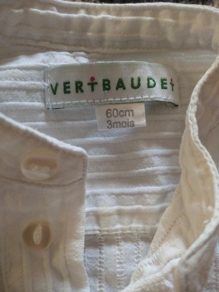 Chemise blanche verbaudet - photo numéro 3
