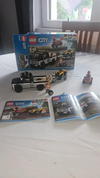 LEGO City 60148- 4×4 avec 2 quads + remorque ( boite & notices)