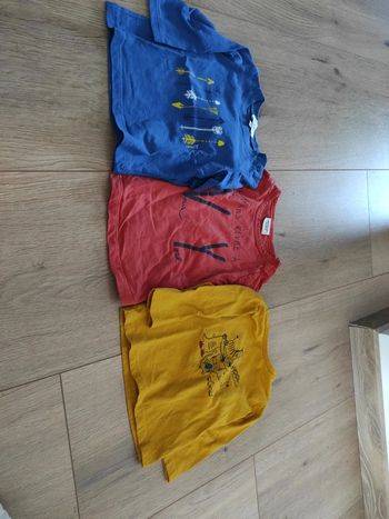 Lot de 3 t-shirt manches longues 6 mois