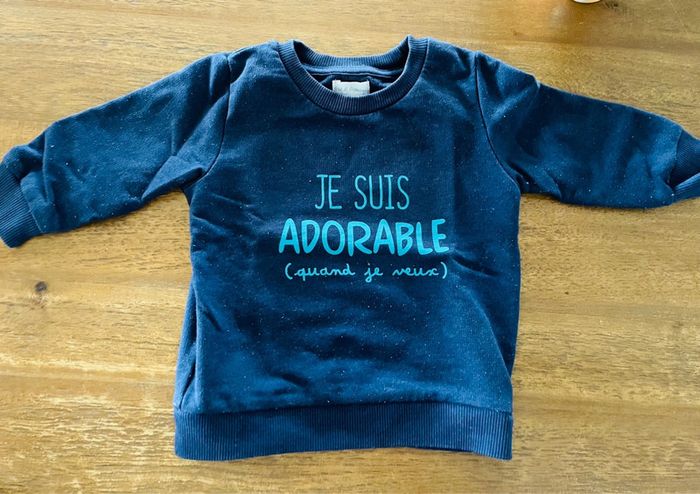 Lot de 2 pulls fille en 6 mois - photo numéro 2