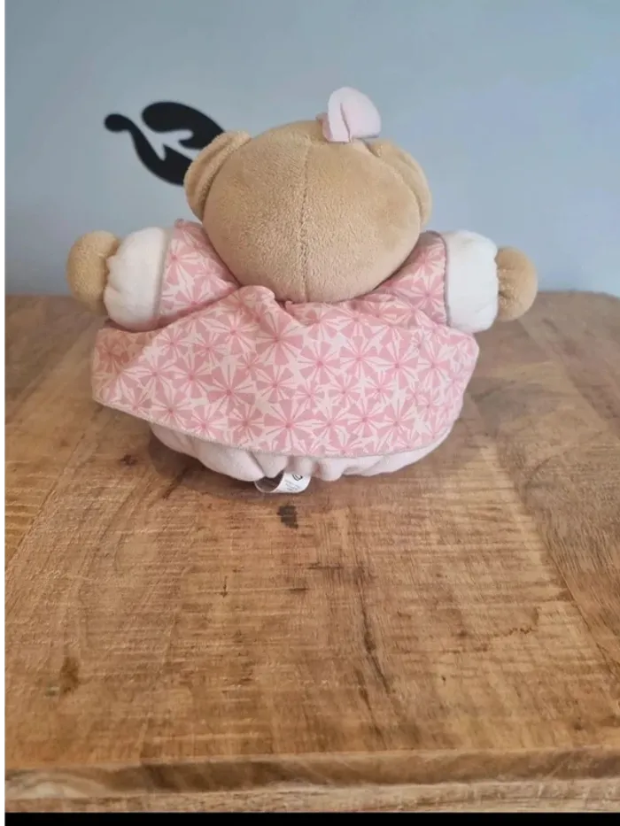 Ours en peluche Petite Rose-Pretty Chubby Bear Kaloo 18 cm - photo numéro 4