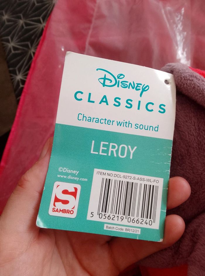 Grande peluche Leroy parlante -50 cm - Rouge - Disney Stitch - photo numéro 11