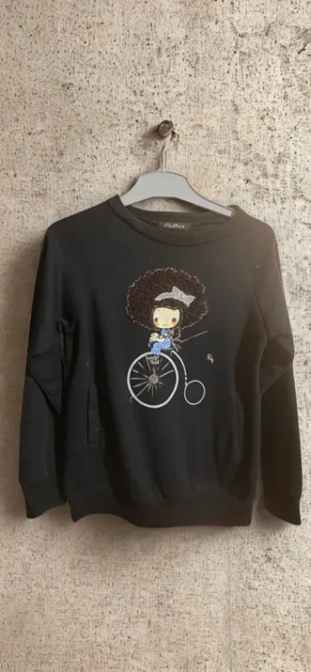 Sweat original Esther femme – Taille 38 – Look fun & comfy 🎨🚲