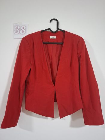 Blazer - veste rouge - 38/M - 40% - Jacqueline de Yong