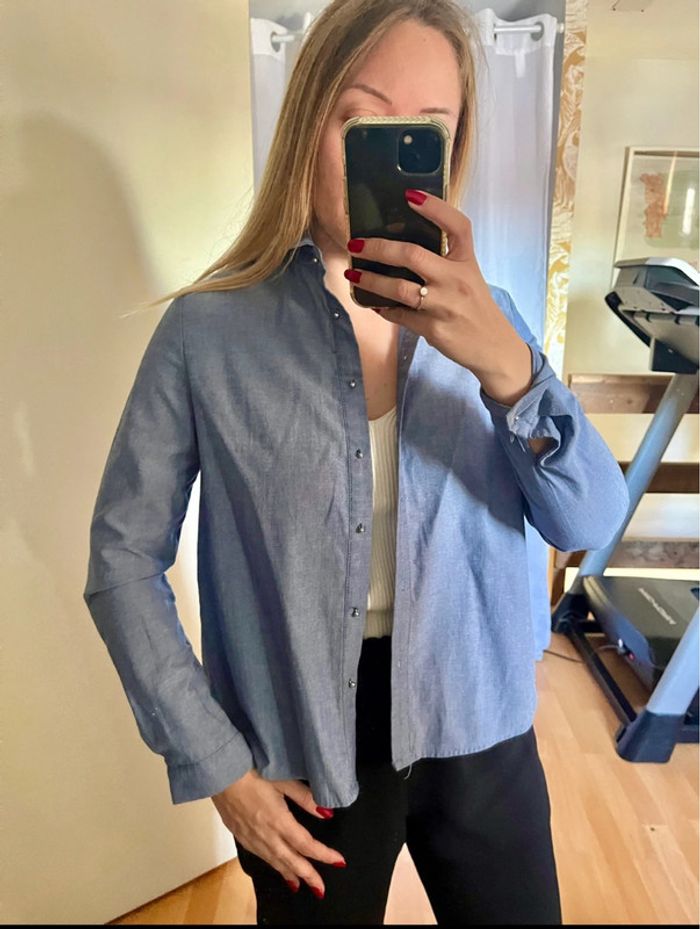 Chemise bleu jean Grace & Mila 36 S