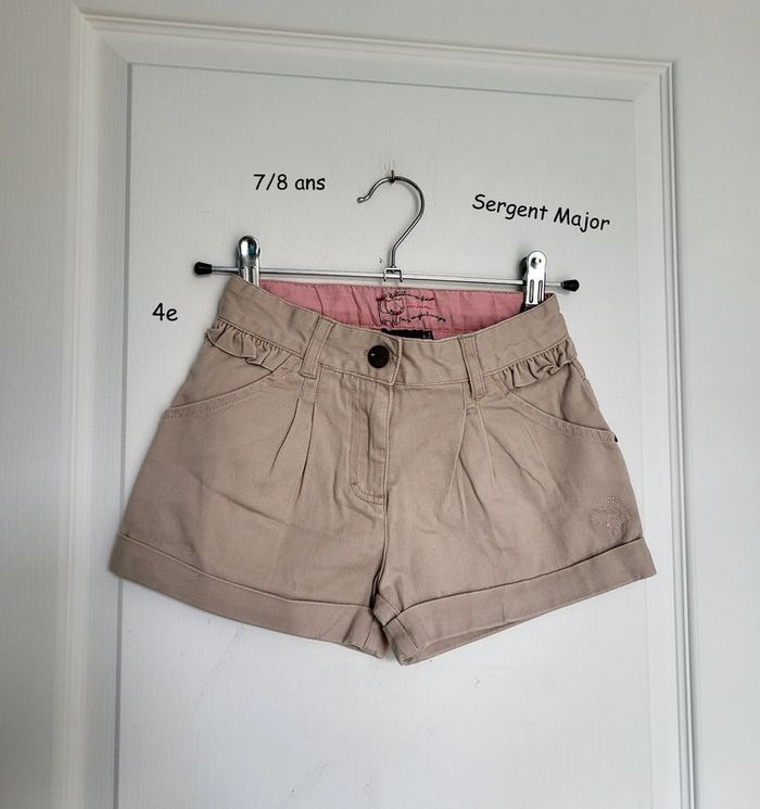 Short sergent major 7/8 ans