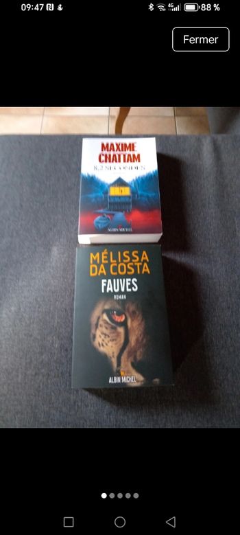 Lot de 2 romans Albin Michel récents 