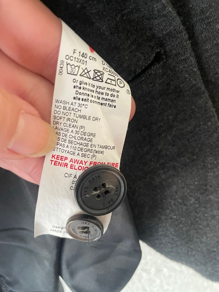 Veste blazer IKKS - taille 10 ans - photo numéro 6